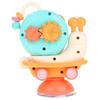 Sensory Snail Ride-On 4-in-1 Spinner with Suction Cup for Kids - Green