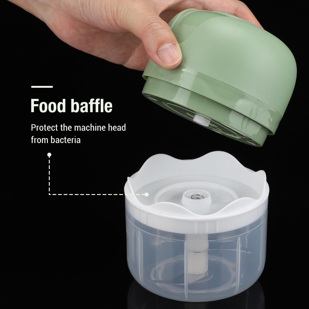 250ml Garlic Masher Crusher, Portable Electric Garlic Chopper, USB Food Processor Kitchen Kitchen Gadgets Wireless Garlic Beater