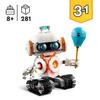 Lego Creator 31164 3-in-1 the Space Robot - Building Set for Boys Aged 8+