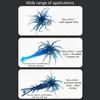 6PCS/Lot Elastic Floating Lures Baits Shaped Like Sea Urchins With Build In Flash For Biggest Visibilities Underwater