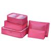 Travel Luggage Clothing Organizer Set - Six Piece Storage Bags