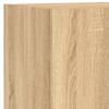 7 Piece TV Wall Unit with LED Lights Sonoma Oak