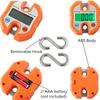 Mini Crane Scale 300kg 150kg 50g Portable Digital Stainless Steel Hook Hanging Livestock Scales Loop Heavy Duty Weight Balance
