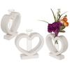 Vase à fleurs tube à essai support en cœur Cadeau St valentin