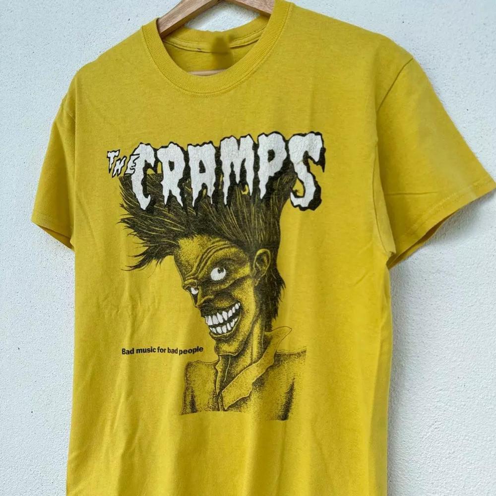 The Cramps Band bad Music For Bad People T Shirt Full Size S-5XL Unisex T-Shirt XXXL