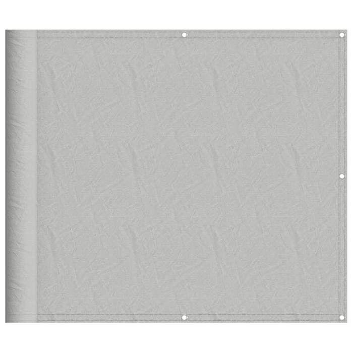 VidaXL Écran de Balcon, Brise-vue de Jardin, Écran de Protection, Écran d'Intimité Terrasse Extérieur, Gris Clair 90x400 cm 4000008