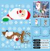 Christmas Window Stickers Set Holiday Window Decals for Festive Home and Party Decor