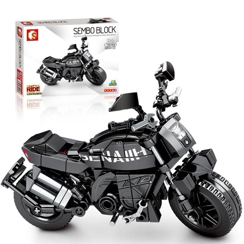 Lego Motocross Bausteine Spielzeug Kinder Pädagogisches Zusammengebautes Offroad-Rennmotorrad Spielzeug