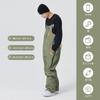 Snowboarding Snowboarding Bib Ski Snow Cold Work Playing In the Mountain Cold Heat Abrasion Water Pressure Resistance HX2303 [MORGEN SKY] Wear, Wear,