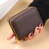 Multifunctional Card Bag Organ Card Bag Double Zipper Women's Wallet