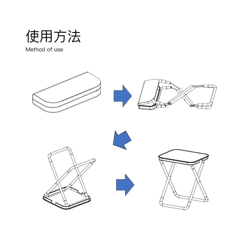 Aki Kumaya Outdoor Chair Folding Chair Folding Chair Lightweight Compact Instant Storage Folding Chair Mountain Climbing Chair Easy Storage Folding