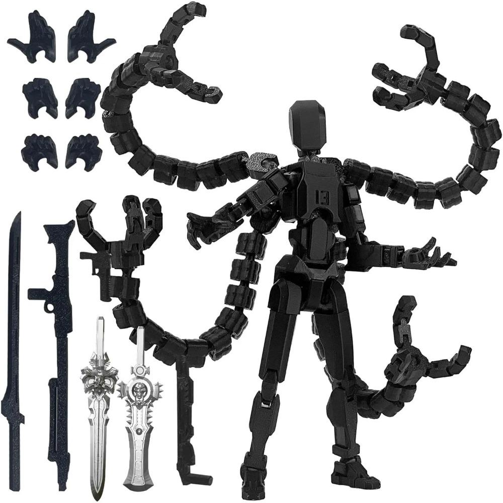 Figurine de Acțiune Titan 13 Figurină T13 Imprimată 3D Articulații Multiple Mobile Figurină de Acțiune Norocos 13 Figurină de Acțiune Nova 13 Dummy