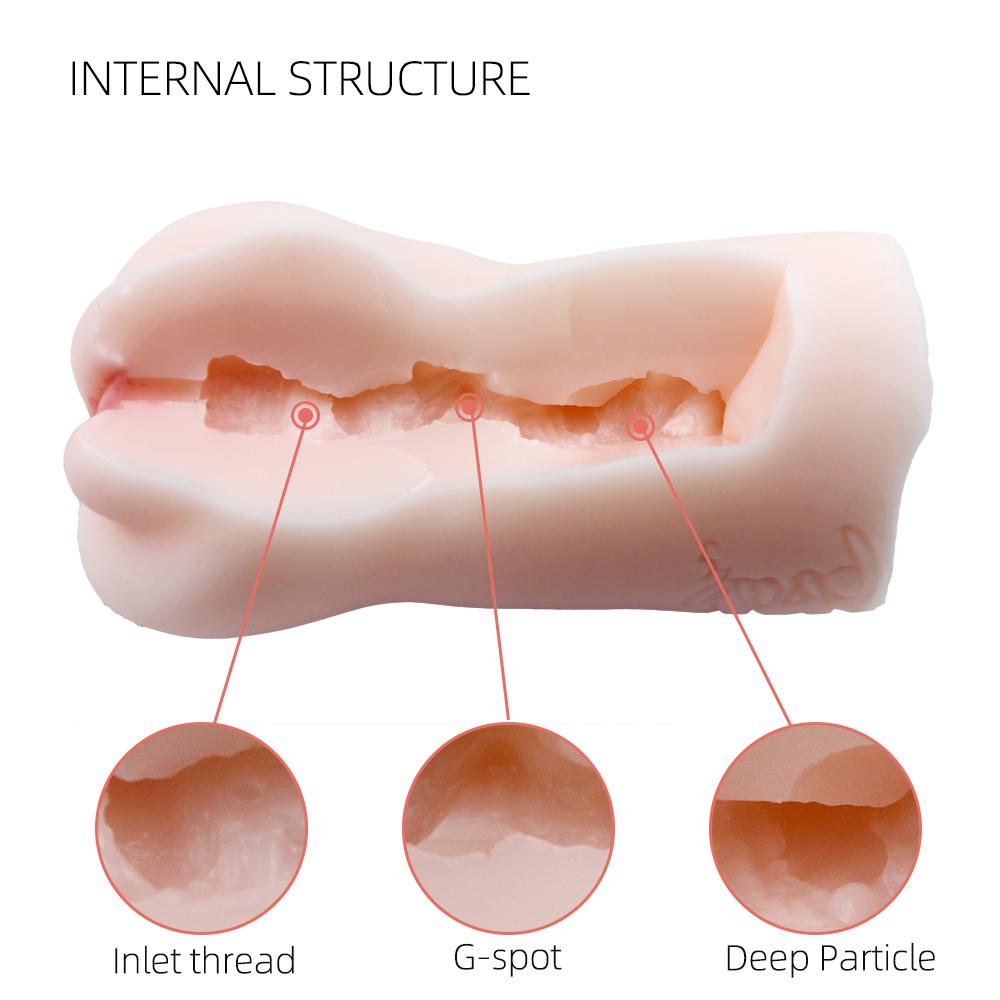 New Realistic 3D Maiden Artificial Vagina Male Masturbator Cup Virgin Tight Pussy Manually Masturbator
