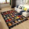 Vegetable Grains Spice Fruit Seasoning Area Rug,Carpet Rug for Living Room Bedroom Sofa Doormat Kitchen Decor,Non-slip Floor Mat