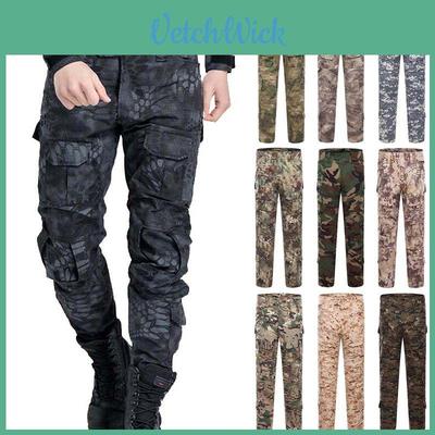 Militärische Armeetaktische Airsoft-Kampfhosen für Herren mit Mehreren Taschen und Ergonomischem Kniedesign