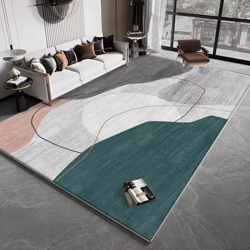 Nordic Abstract Geometric Carpets for Living Room Decoration Home Area Large Area Rugs Soft Bedroom Decor Bedside Lounge Mats