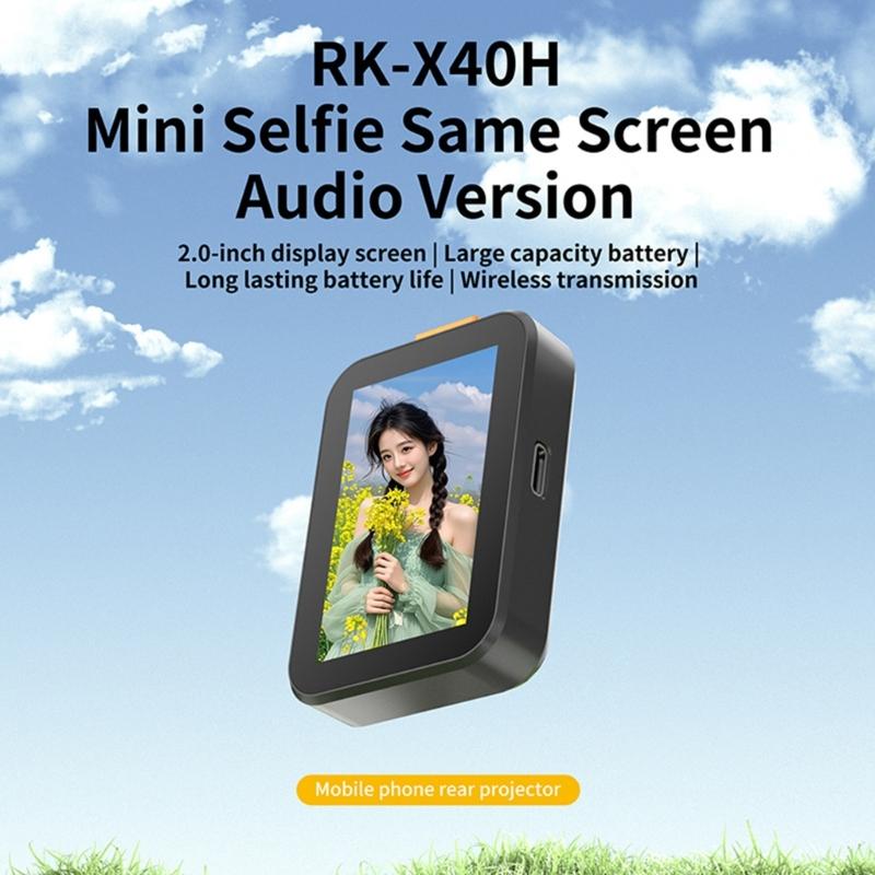 Vlog Selfie Monitor Screen 2.4/5Ghz With 2Inch 1080P Display Bluetooth-compatible Remote Control For Live Stream