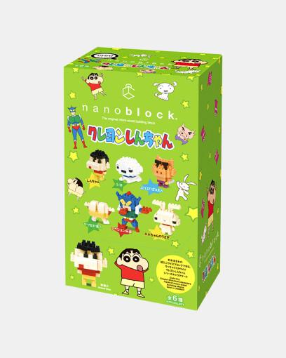 

Nanoblock Mini Crayon Шин-тян (Коробка из 6 шт.), Корейский популярный бандай