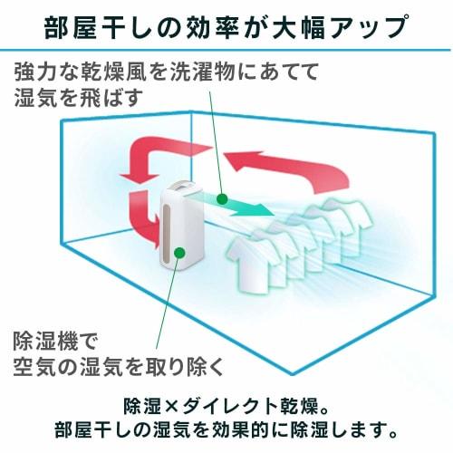 Iris Ohyama Dehumidifier Clothes Drying Dehumidifier Powerful with Timer Quiet Design Auto Louver Dehumidification Volume 6.5L Compressor Method Blue
