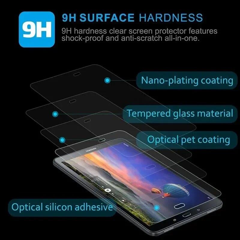 1/2/3PCS Full Screen Tempered Glass Protector For Samsung Galaxy Tab 4 8.0 SM-T330 SM-T331 SM-T335 T330 T331 T335 Tablet Glass