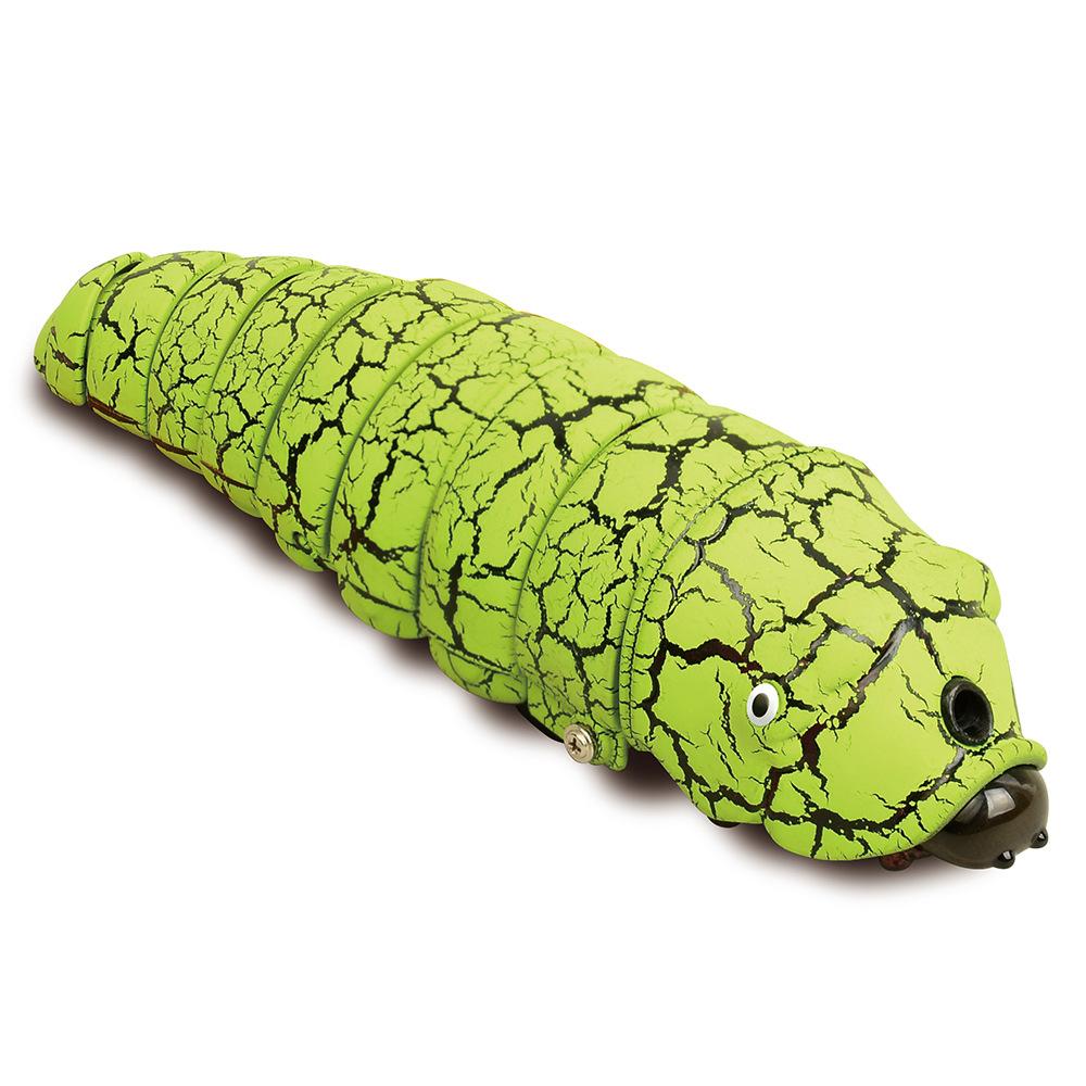 Non-Toxic Simulation Tricky Rc Caterpillar Robot Simulated Cute Animals Remote Control Insects Halloween Toys For Kids Children'S Gifts