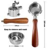 NEOUZA 54mm Portafilter Kompatybilny z Ekspresami do Espresso Breville 54mm: BES880, BES878, BES875, BES870, BES840, BES810, BES500, Barista Express,