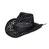 Foldable Western Cowgirl Hat & Sun Visor Straw Hat for Men and Women - Outdoor Gardening Sunshade Hat In