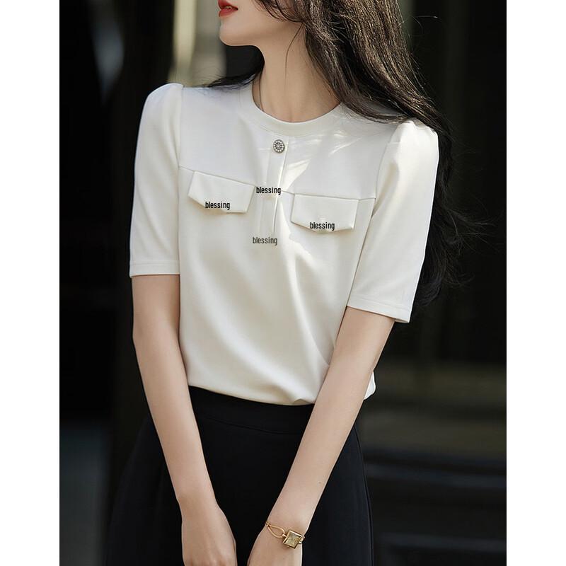 Demana Women s French Style Knit T-Shirt XL
