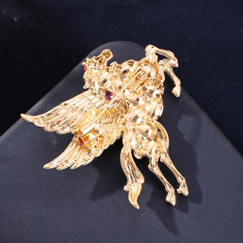 Fashionexquisite Colorful Flying Horse Brooches For Women Clothing Coat Accessries Gifts