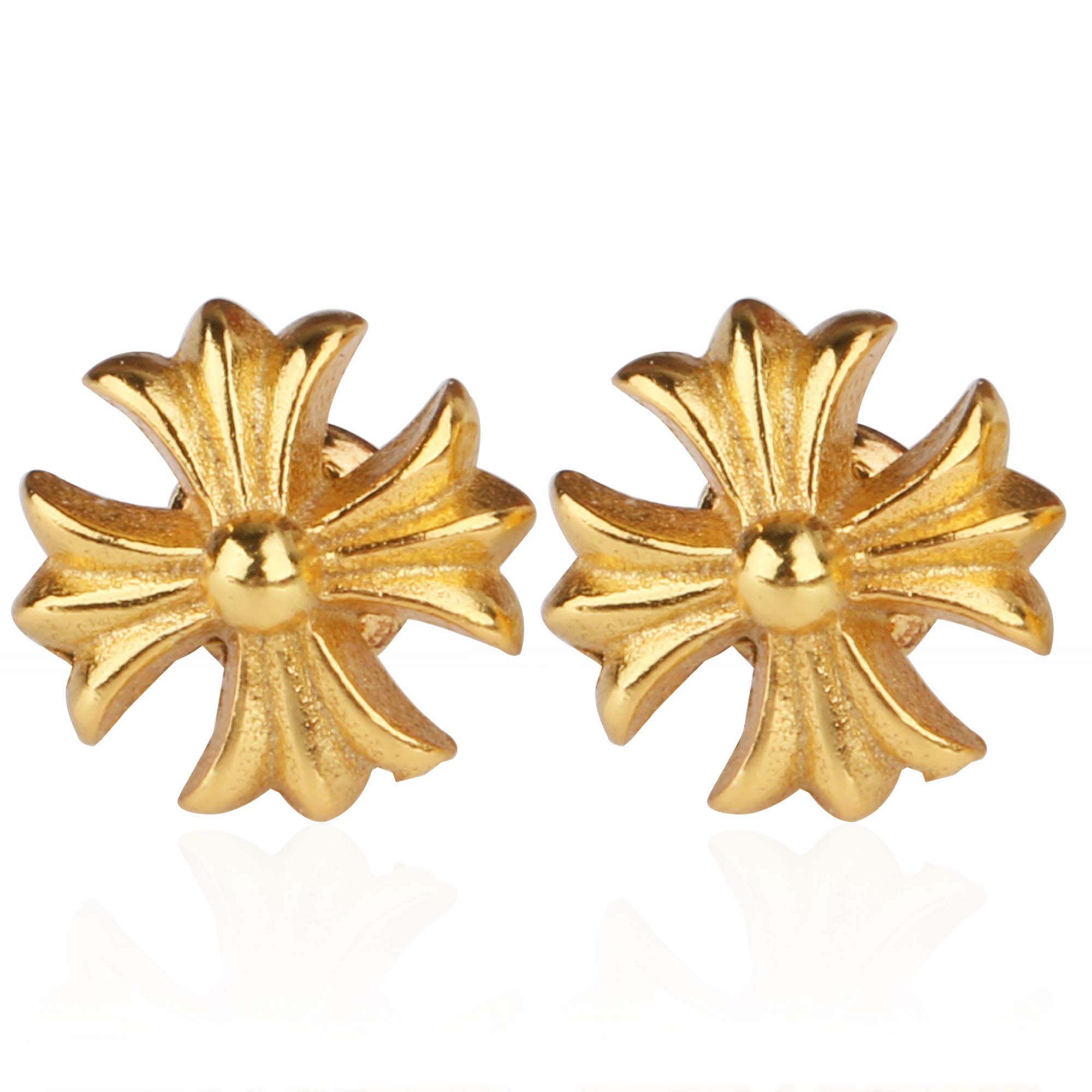 

Dawn Art SILVER925x22kgp processing gold gold cross earrings cross crucifix earrings popular gift for men women men women 22k gp earrings unisex both