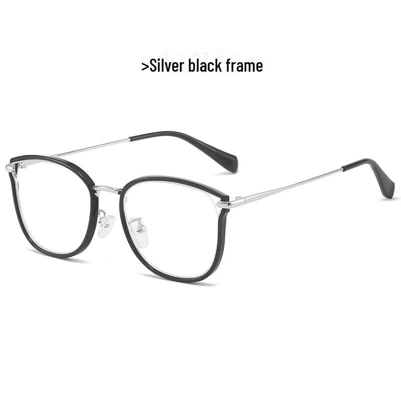 Xiaohongshu TR90 Fashion Trend Women's Large Frame Anti-Blue Light Glasses