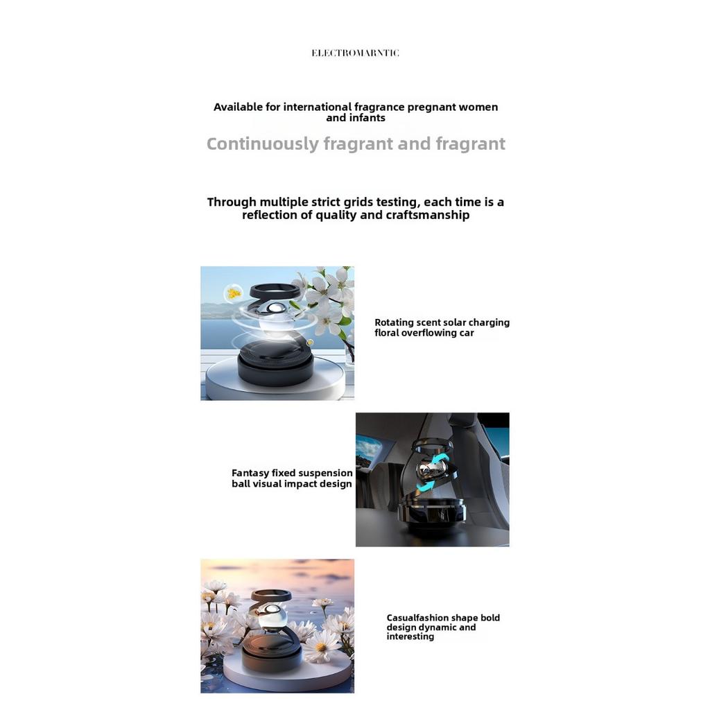 Starry Sky Solar Car Aroma Pendant, with A Long-lasting and Fresh Design. Car Fragrance - A Perfect Gift and A Must-have High Decoration for Holidays