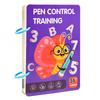Montessori Writing Control Training Book Reusable Magical Tracing Workbook Practice Book Children Drawing Education Stationery