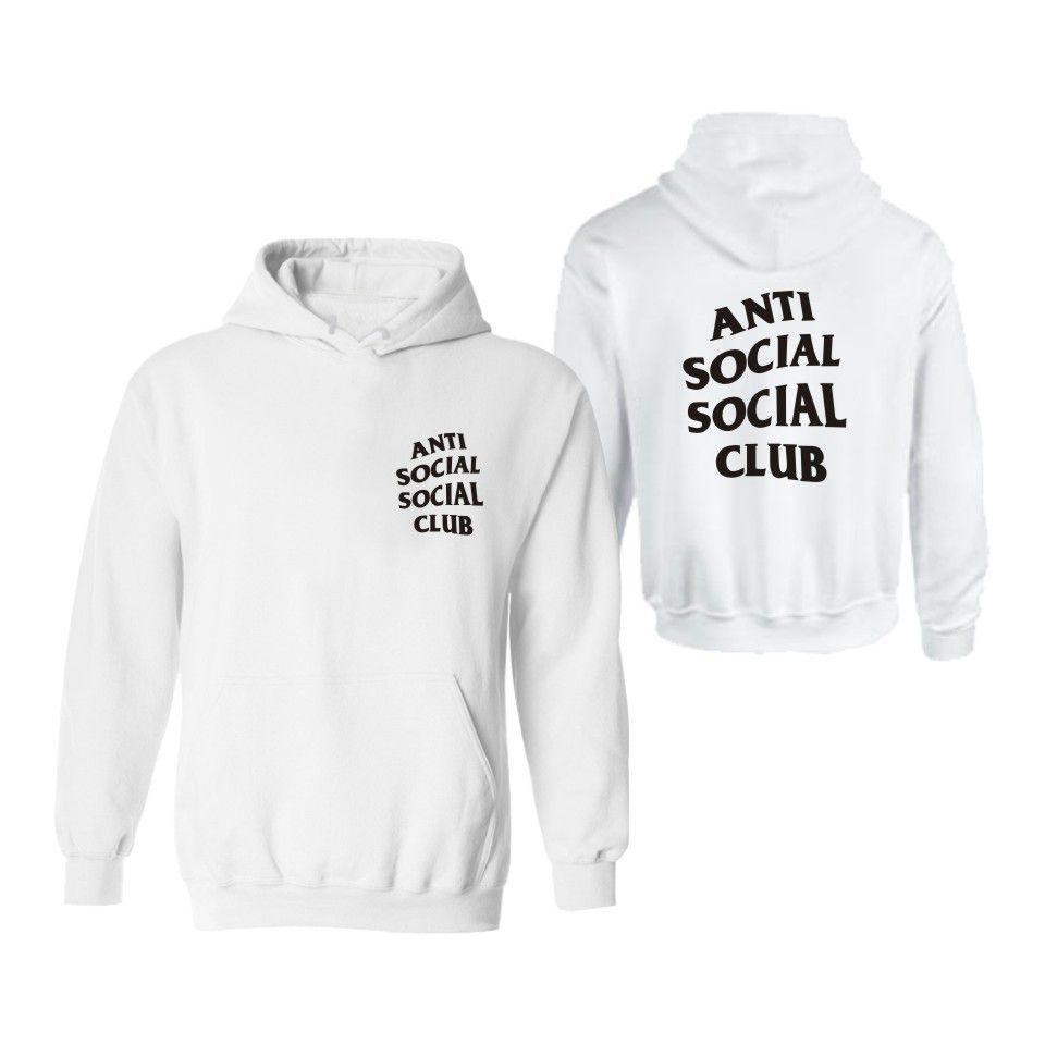 

Anti Social Social Club Unisex Hoodie New Long Sleeve Hood Sweater Sweatshirt XL（Tag XL=US M）