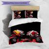 Formula Racing Printed 3PCS Bedding Set Soft Breathable Duvet Cover Pillowcases Set Washable Bedroom Decor Home Gift