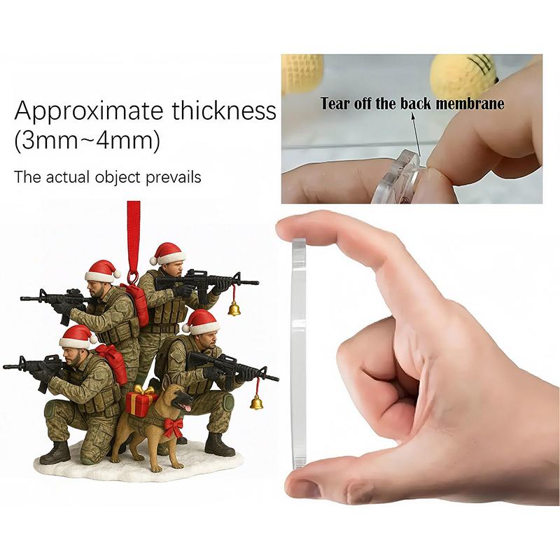 Calendar de Advent Legendele Forțelor Armate 2025, Cu 24 de Zile de Mașini Militare Legendare Americane Ornamente 2D