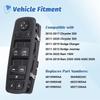 Power Window Switch Main Control Button Compatible With 2016-2018 Ram 1500 2500 3500, 11-19 Dodge Charger, 11-12 Dodge Journey, 11-20 Chrysler 300,