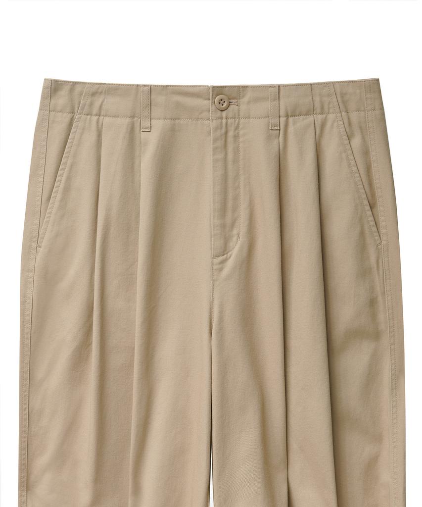 Musinsa Standard Cotton Wide Balloon Pants [Beige]