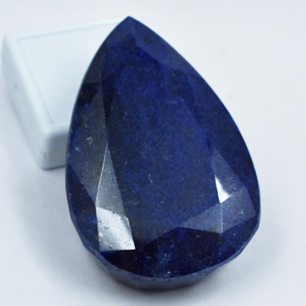 Birnenschliff Blauer Saphir 929,90 Karat Natürlich Herren?s Ringe Loser Edelstein ZERTIFIZIERT AR-2572-S
