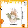 Fall Pumpkin Decor Artificial Decoration Decorative for Tabletop Centerpiece