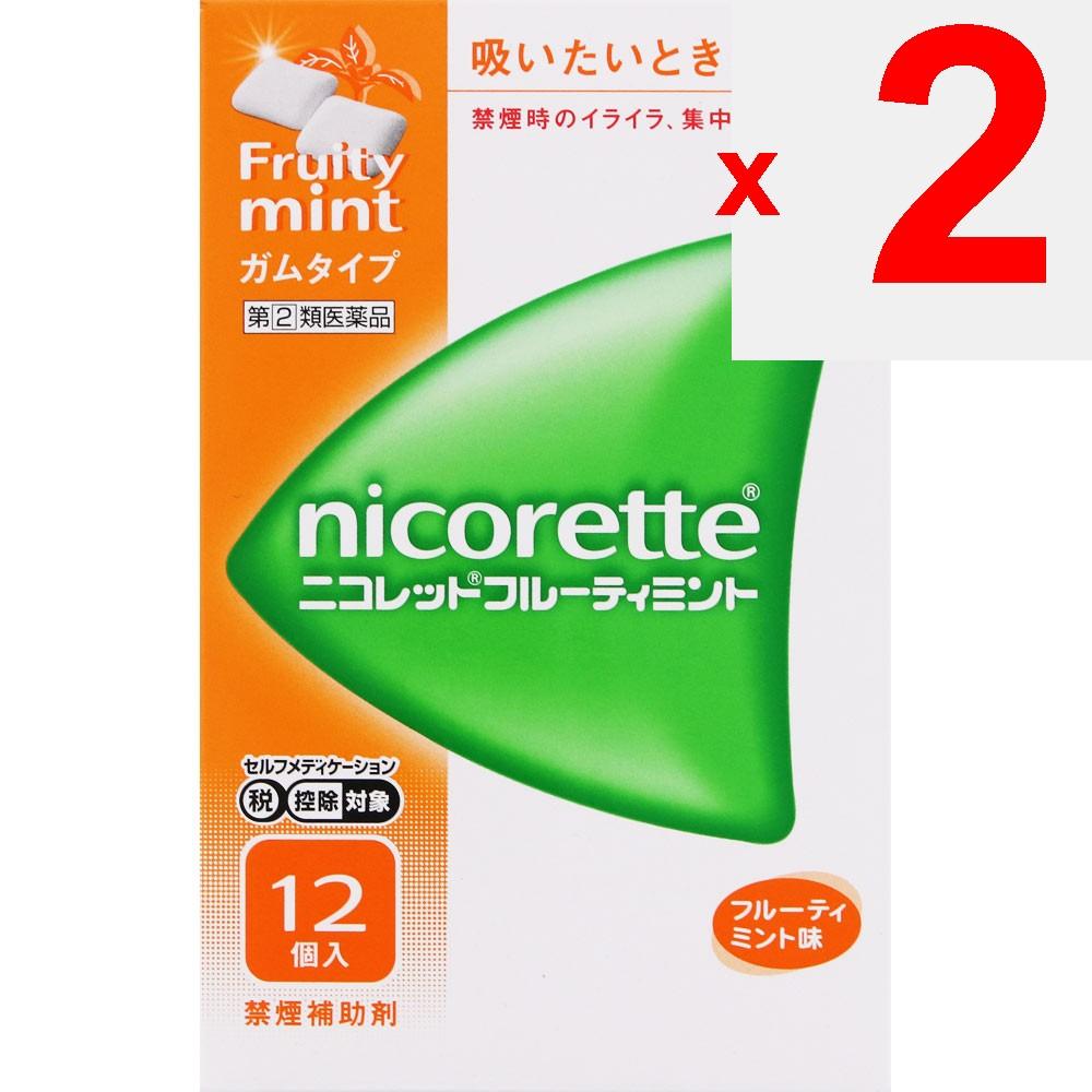 Alinamin Pharmaceuticals Nicorette Fruity Mint 12 pieces Smoking cessation aid Smoking cessation aid Efficacy: Alleviates symptoms such as irritabilit