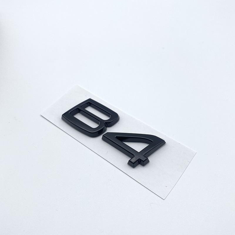 3D Car Styling Chrome Glossy Black Sticker Tail Emblem Rear Decal Letters Logo Badge For Volvo B3 B4 B5 B6 T4 T5 T6 T8