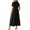 Women's Fashion Temperament Elegant Waisted Casual Dresses