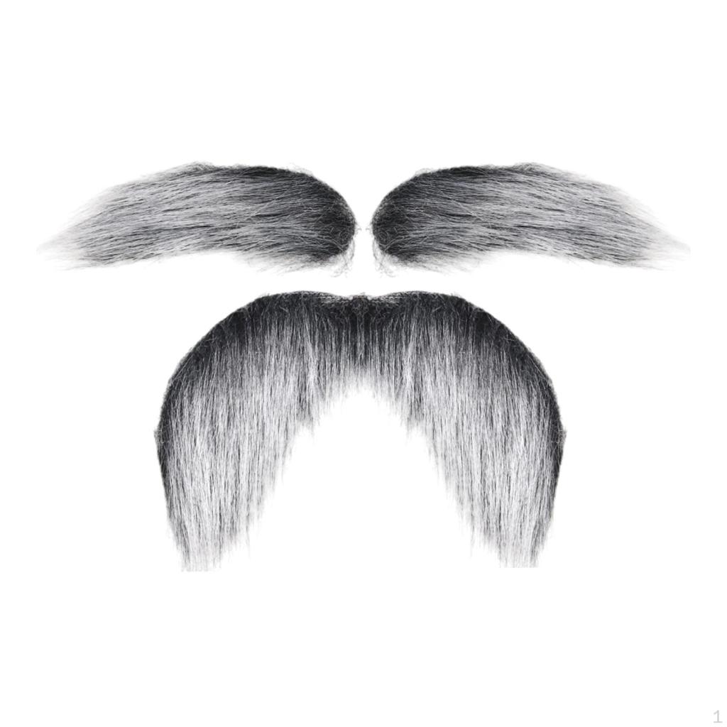 Gießen Bart Augenbrauen Kostümzubehör DIY Make-up für Geburtstag Rollenspiele