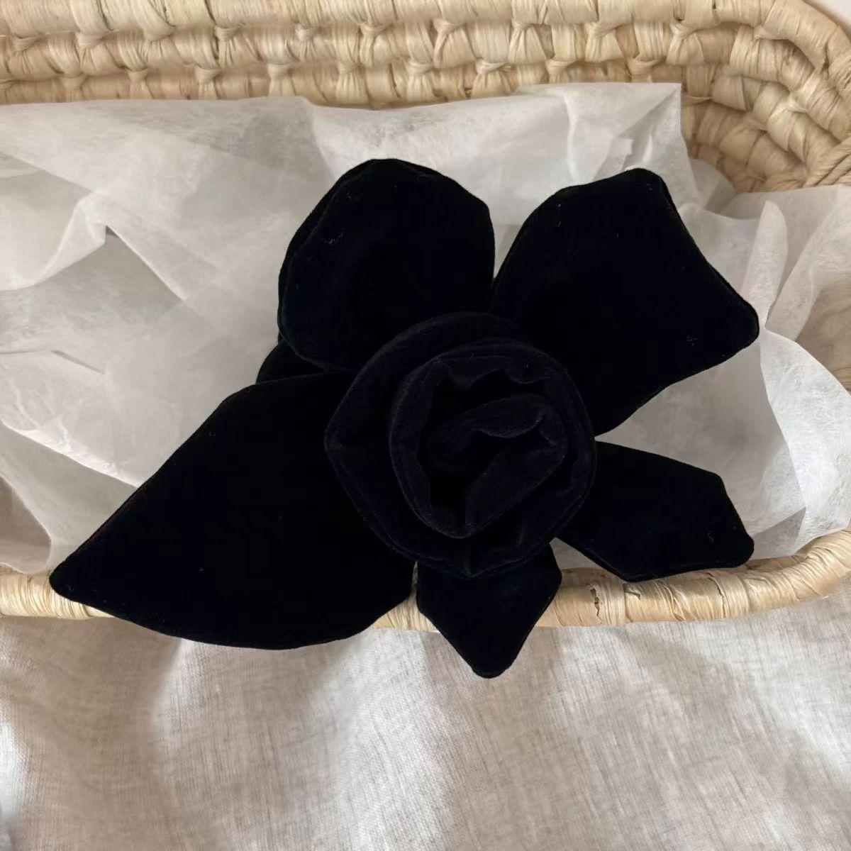 Женская бархатная лента, роза, цветок, эластичная резинка для волос для девочки, веревка для волос, завязки, цветок, резинка для волос, держатель для хвостика, аксессуары для волос