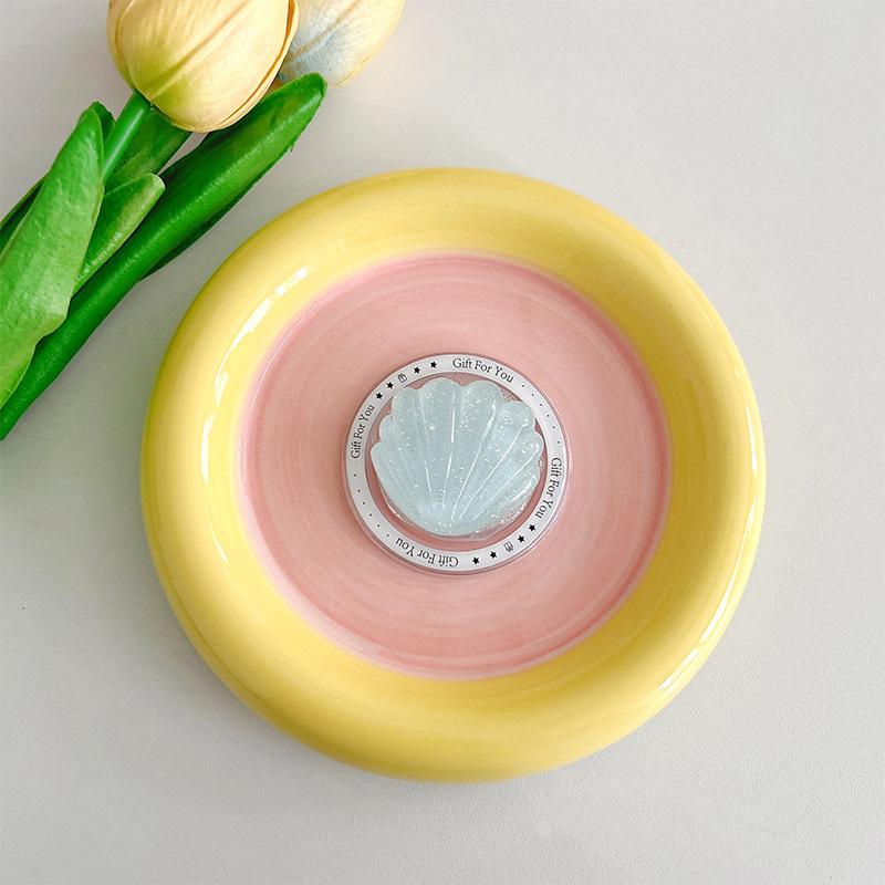 Magnetic Suction Magsafe Starfish Shell Small Fresh Summer Mobile Phone Airbag Bracket Glitter Back Sticker Retractable To Watch Dramas
