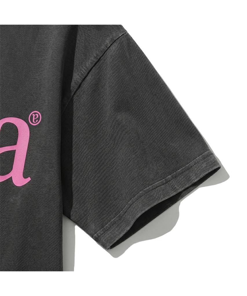 EXTRAORDINARY Washed Extra Bootleg Tee Charcoal