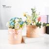 3Pcs Flower Packaging Box Set Round Flower Box Elegant DIY Box for Valentine's Day Wedding Decoration