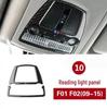 Carbon Fiber Center Console Sticker for BMW 7 Series F01 F02 Interior Modification 730 740 750li