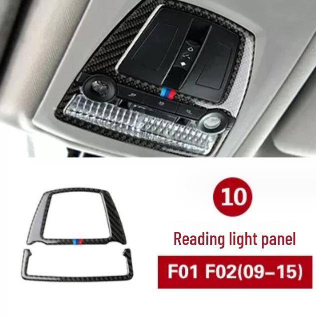 Carbon Fiber Center Console Sticker for BMW 7 Series F01 F02 Interior Modification 730 740 750li